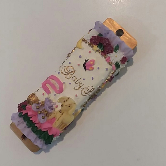 Hand Painted Mezuzah including scroll - Picture 2 of 4